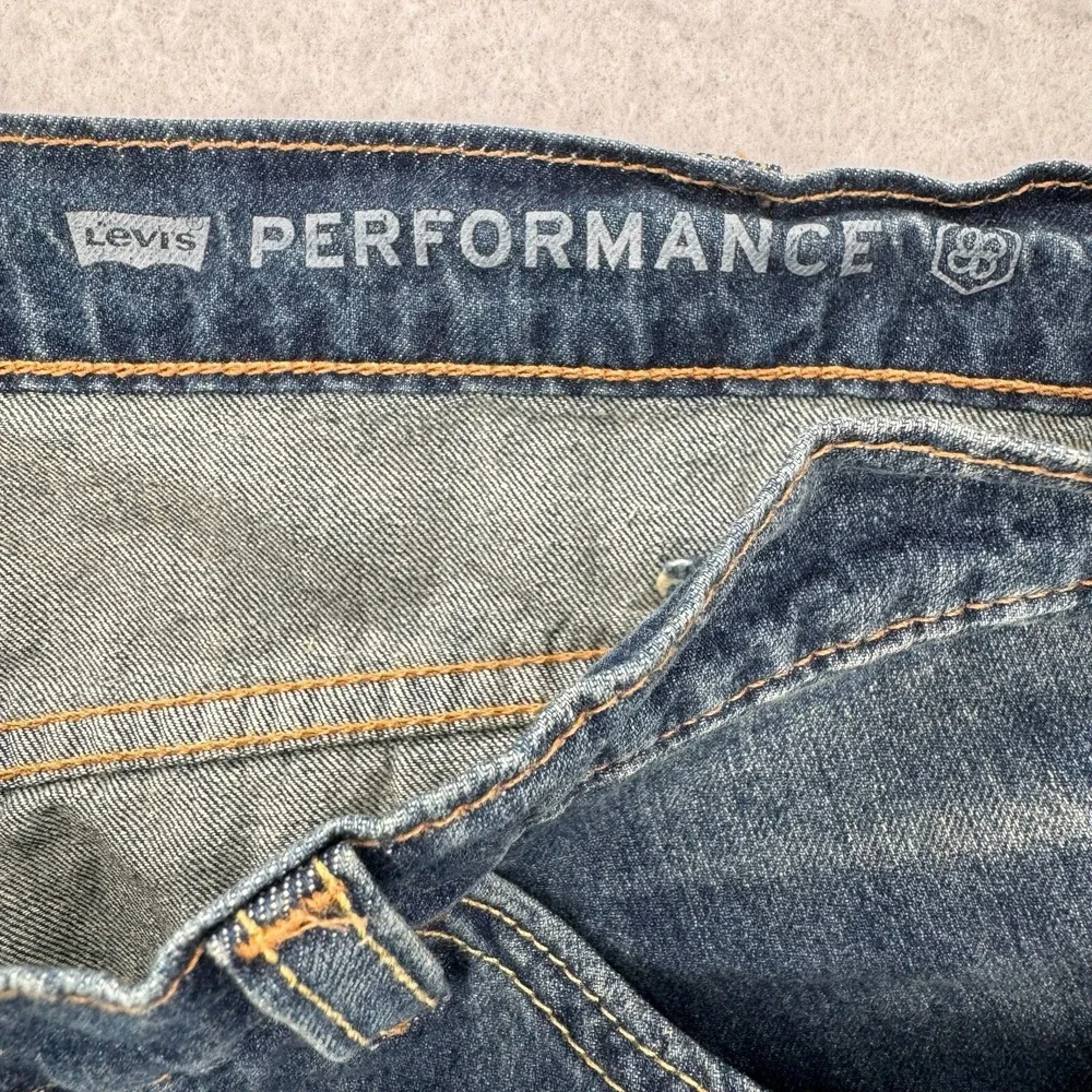 Levis‎ Lot 510 Jeans Performance Mens 38x32 Lightweight Big E Slim Medium Wash